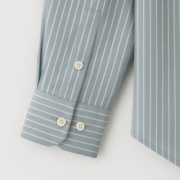 Banana Republic Classic Fit 100% Cotton Striped Dress Shirt – Men’s Large 16-16. - Picture 8 of 8